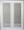 kétszárnyú középfelnyíló erkélyajtó nyíló/bukónyíló kívül színes belül fehér