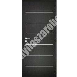Dekorfóliás aluminium-intarziás belső ajtó - Line 4