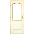 DUSA 100x210 cm - félig üvegezhető gerébtokos beltéri ajtó